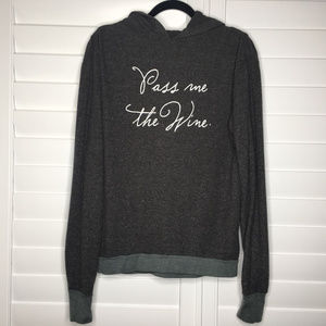 Wildfox Sweater Hoodie | Pass me the Wine
